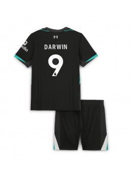 Billige Liverpool Darwin Nunez #9 Bortedraktsett Barn 2024-25 Kortermet (+ Korte bukser)